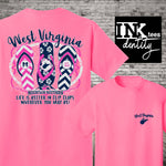 West Virginia Life is Better in Flip Flops Wherever You May Be! Southern Style Tee